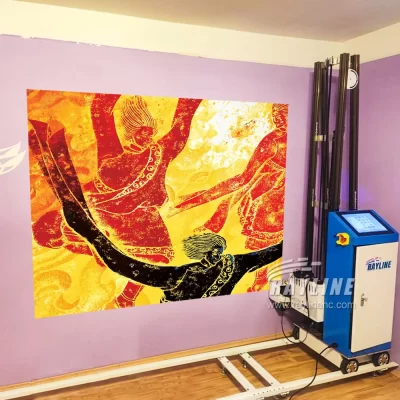 3d uv impressão de parede machin pintura impressão paredes portátil automático direto para impressoras de parede uv tinta papel de parede ferramentas interior ao ar livre