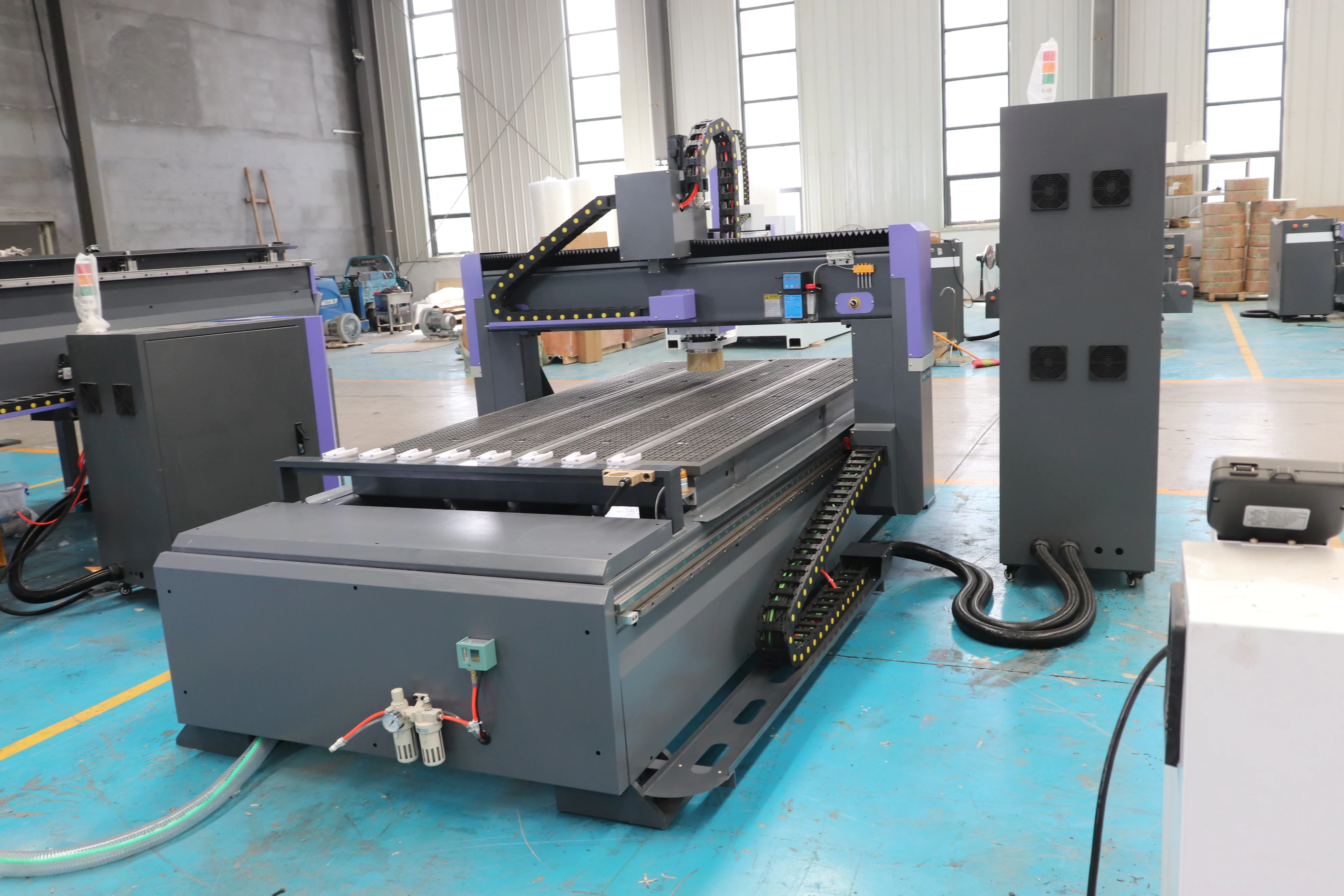 1300*2500 Heavy Duty ATC CNC Engraving Machine 1530 T-slot Countertop Woodworking Machine Plank Plastic Acrylic - Image 5