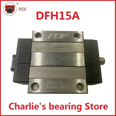 1 peça 100% novo original genuíno taiwan pdf marca bloco de guia linear dfh15a