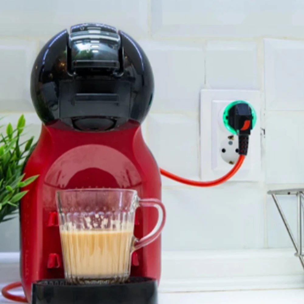 Shelly Plus Plug S Gerenciam fontes de alimentação 12A Indicações LED Mantém Aware Consumo de energia Estado de corrente Webserve incorporado - Image 3