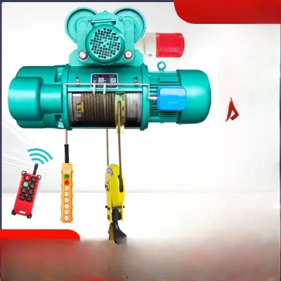 talha elétrica de cabo de aço 380v condução guindaste CD1 1 tonelada