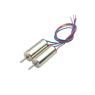 2 peças 0716 mini motor coreless 7mm * 16mm dc 3.7v 60000rpm alta velocidade 1mm eixo micro 716 copo oco motor diy rc drone quadcopter
