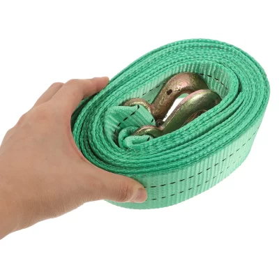 5 toneladas cinta de reboque resistente durável poliéster carro caminhão guincho cabo gancho 5t capacidade carga para barco reboque caminhão y reboque