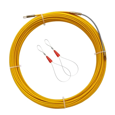 3mm 15m 30m duto de fibra de vidro rodder peixe fita haste cabo extrator fiação carretel conduíte cabo correndo extrator
