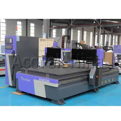 Europa popular máquina roteadora cnc de 3 eixos 1325 para máquina de escultura em madeira eixo de resfriamento de ar que faz a máquina para roteador cnc atc