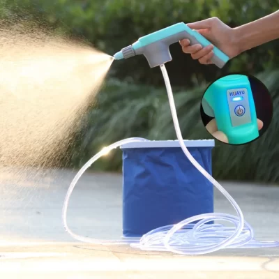Pulverizador de água elétrico automático para jardim, bomba de ar de alta pressão para plantas, lavagem de carro, ferramenta de irrigação