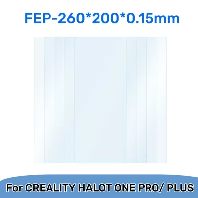5 Peças Filme FEP 260x200x0.15mm Para CREALITY HALOT ONE PRO PLUS ANYCUBIC Photon Mono X 6Ks Filmes de Liberação Peças de Impressora 3D de Resina