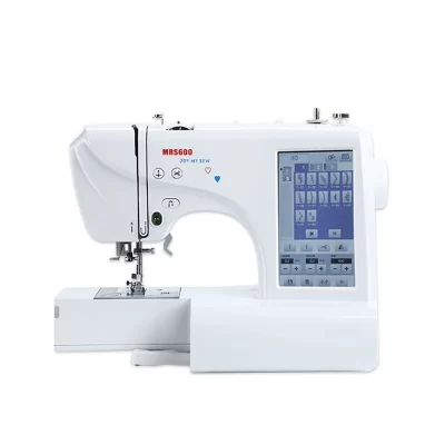 Máquina de bordar doméstica automática, 220v/110v, multifuncional, costura e bordado