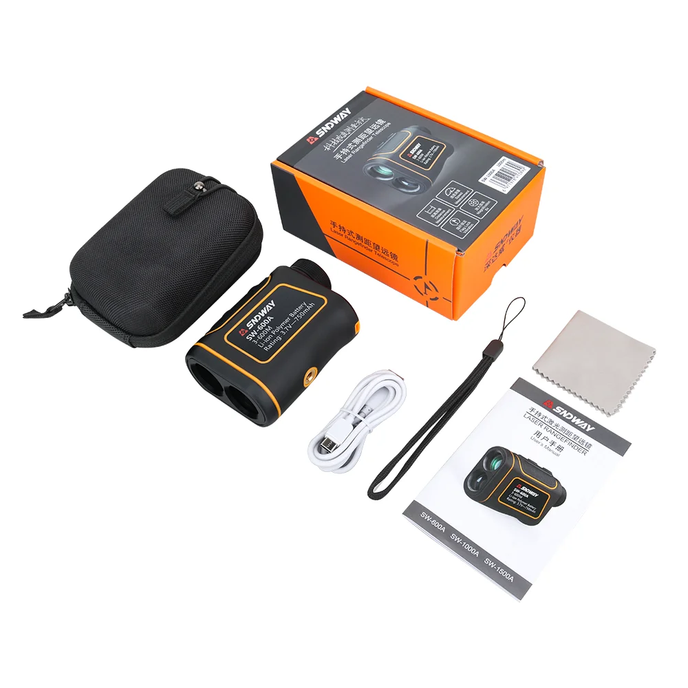 SNDWAY-Handheld Golf Rangefinder Laser, Monocular Distância Medidor, Caça Telescópio, Trena Laser Range Finder, Medida ao ar livre - Image 6