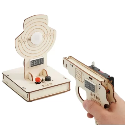 Diy brinquedos científicos laser alvo dispositivo de tiro modelo para crianças kit de ferramentas experimentais de física crianças brinquedos educativos escola