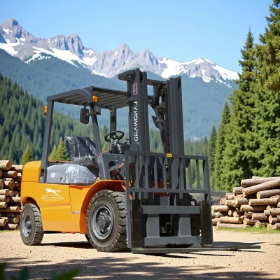 Empilhadeira de alta carga 4wd, 3 toneladas, alta qualidade, euro 5, empilhadeira diesel, uso doméstico, pequeno transporte, motor epa, venda personalizada