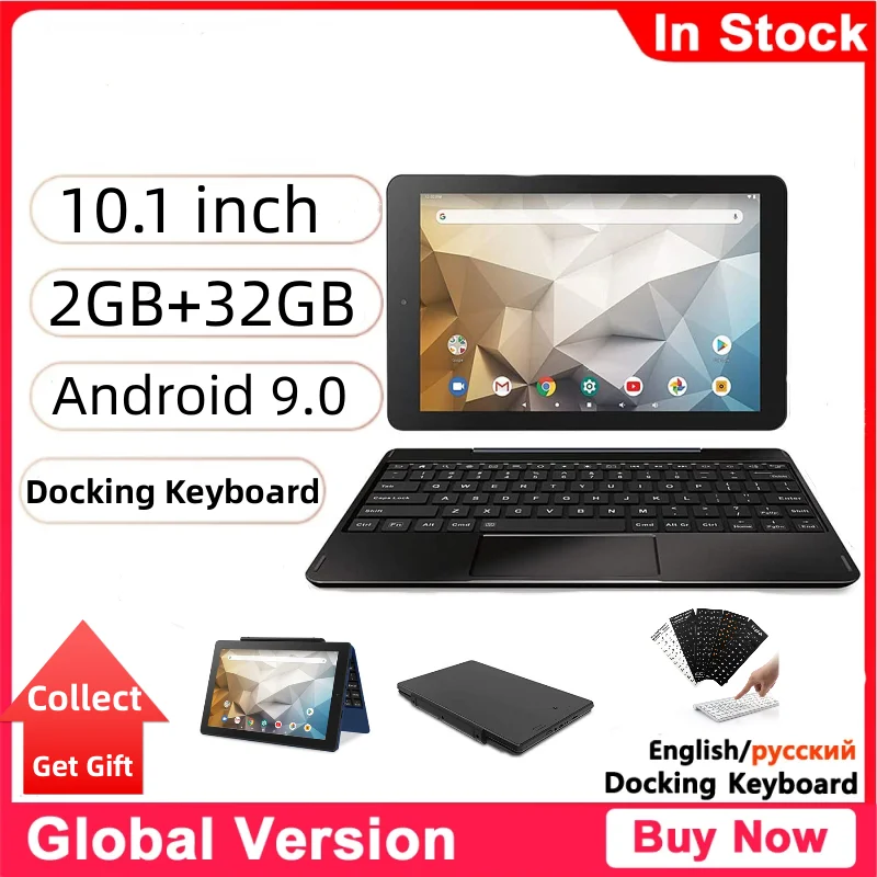 Top Sales 10 Inch RCT6 Android 10 Tablet 2GB RAM +32GB/16GB ROM MT8167 Quad Core IPS Screen WIFI Dual Camera
