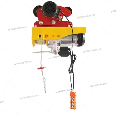 Guincho elétrico 220v mini talha de corda de fio 1p 220v 500kg pequeno 12v 220v mini corda de fio elétrico fornecido