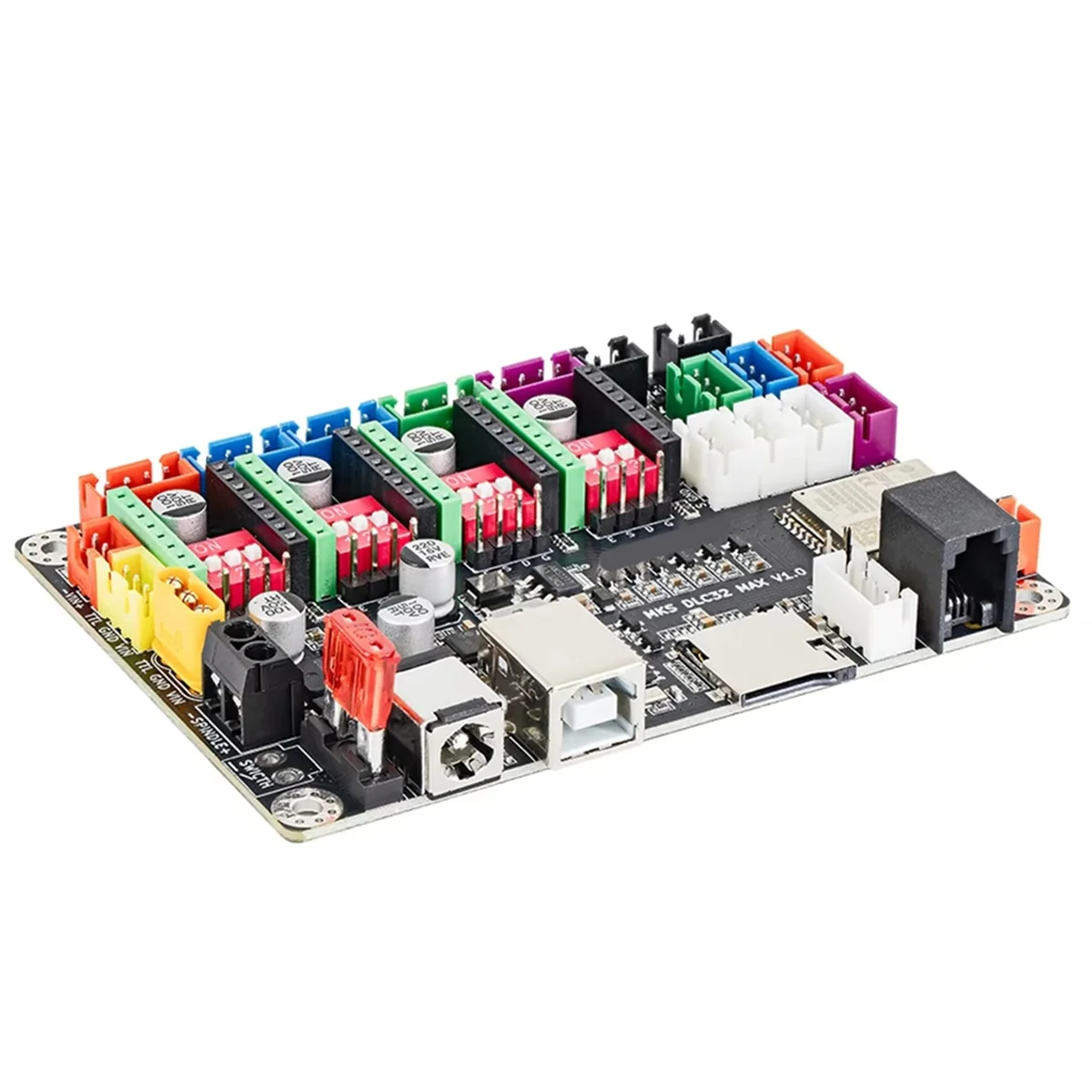 Placa roteadora cnc a79g mks dlc32 max, máquina de gravação a laser, 4 controladores, carpintaria, gravador a laser, placa-mãe - Image 6
