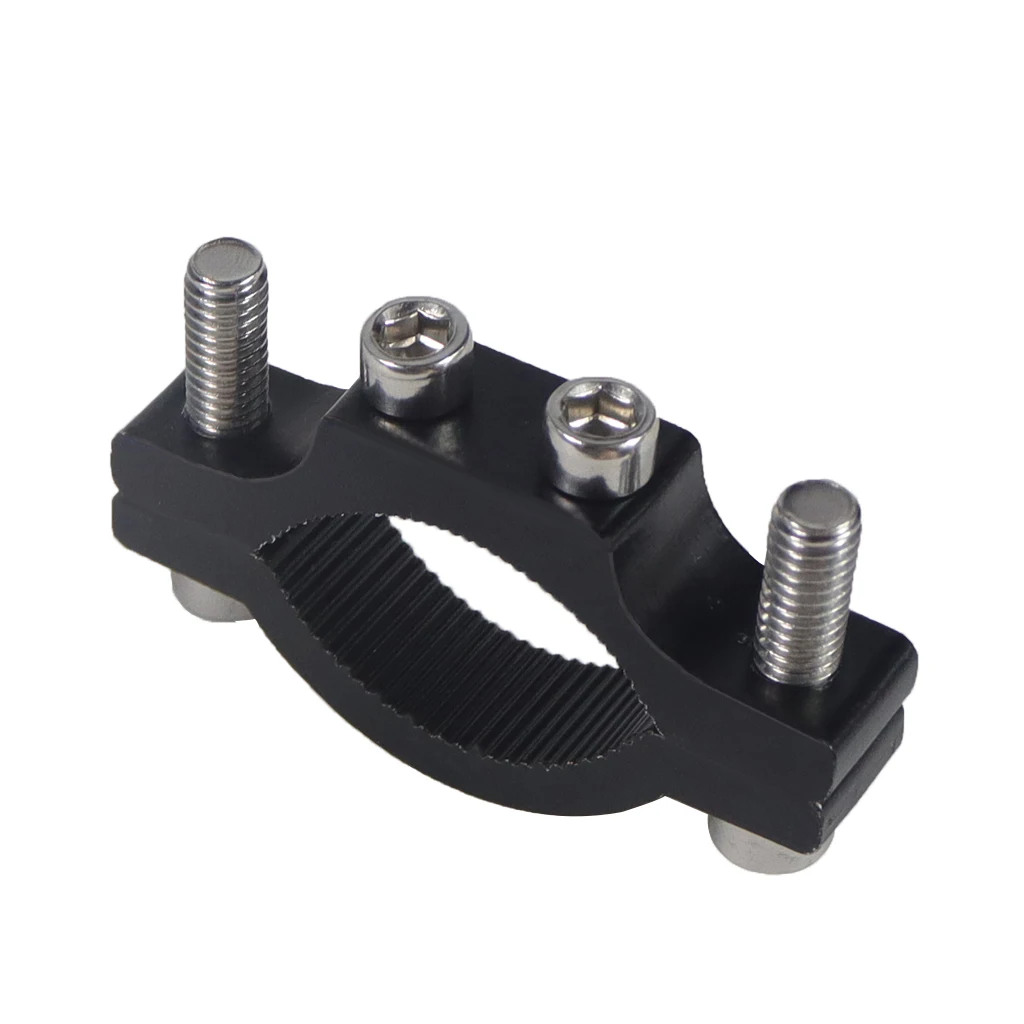 2x Bike Motorcycle Headlight Spotlight Mount Aluminum Handlebar Fixed Clamp Bracket Clip M5 M6 Screw Front Light Camera Holder - Image 6