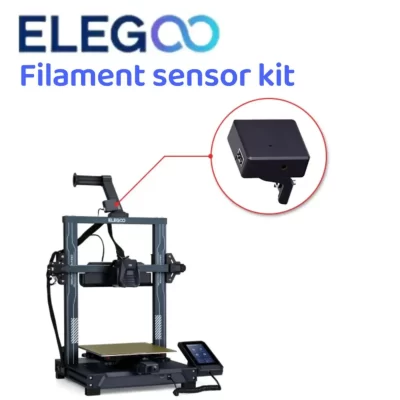 ELEGOO Kit de sensor de esgotamento de filamento para impressora 3D Neptune 3/4 Módulo de detecção inteligente Parte Pausa Monitor detector de quebra de filamento