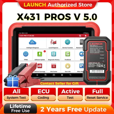 LAUNCH-X431 PROS V 5.0 Ferramentas de Diagnóstico, OBD2 Scanner, Auto Ferramenta Automotiva, Car Scan, Diagnóstico Autoscanner, X-431 Pro V