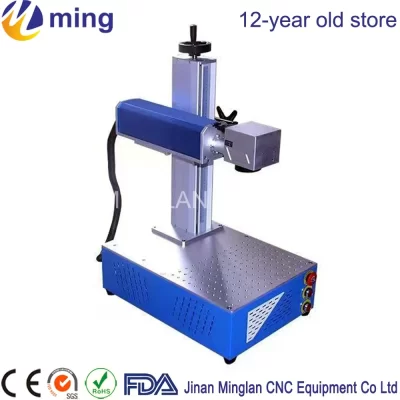 20W 30W 50W 60W Portable fiber laser marking machine for metal jewellery crafts card