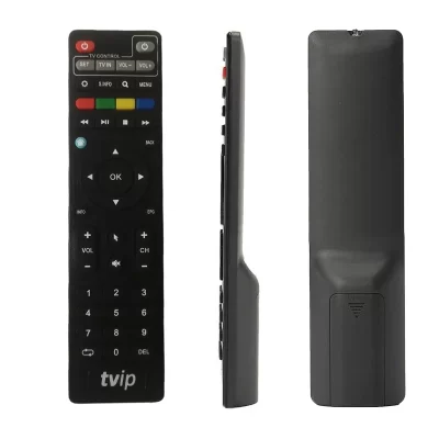Controle remoto TVIP de fábrica sem Bluetooth para 410 412 501 525 530 605 610 BT045-CJF-001 V2.0 IP TV Box Receptor de satélite