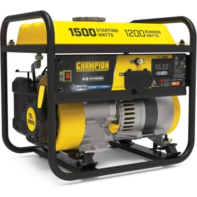 Portable 1500-Watt Generator with Carbon Monoxide Protection