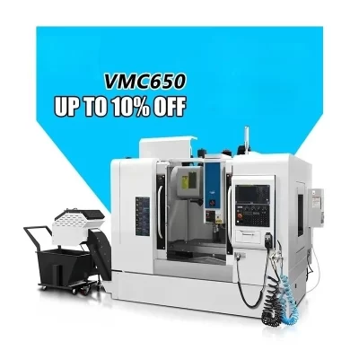 centros de usinagem vertical parte a máquina de fresagem CNC de metal VMC650 barata