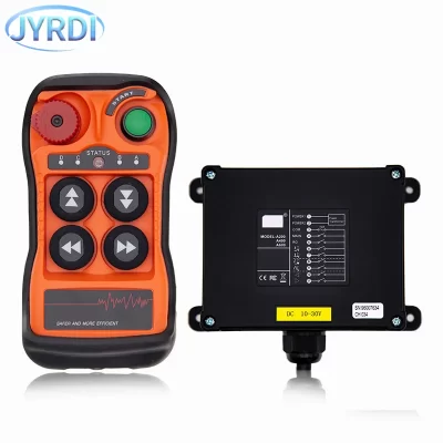 Qa400 4 botões de velocidade única industrial sem fio guindaste rádio interruptores controle remoto guinchos guindaste pista controle elevador guindaste