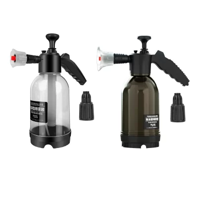 Pulverizador de pressão portátil 2L regador multifuncional equipamento de limpeza automática