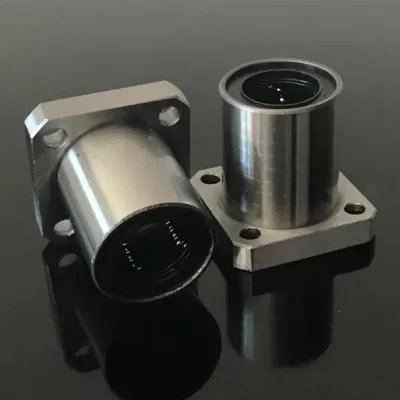 1 peça lmk6uu 6mm flange quadrado rolamentos de esferas de movimento linear para peças de impressora 3d peças de roteador cnc lmk6 6*12*19mm