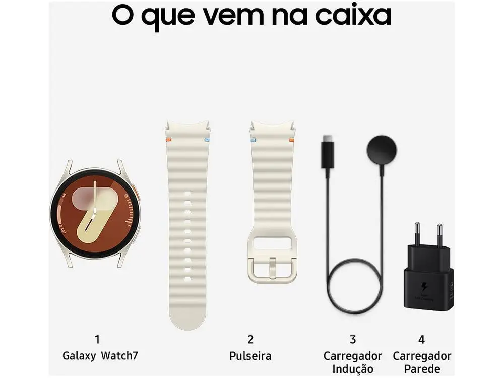 Smartwatch Samsung Galaxy Watch7 40mm Creme 32GB Bluetooth - Image 3