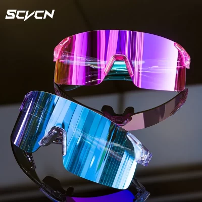 Scvcn novos óculos de ciclismo bicicleta mountain bike óculos de sol esporte ao ar livre para homens mulheres correndo caminhadas uv400