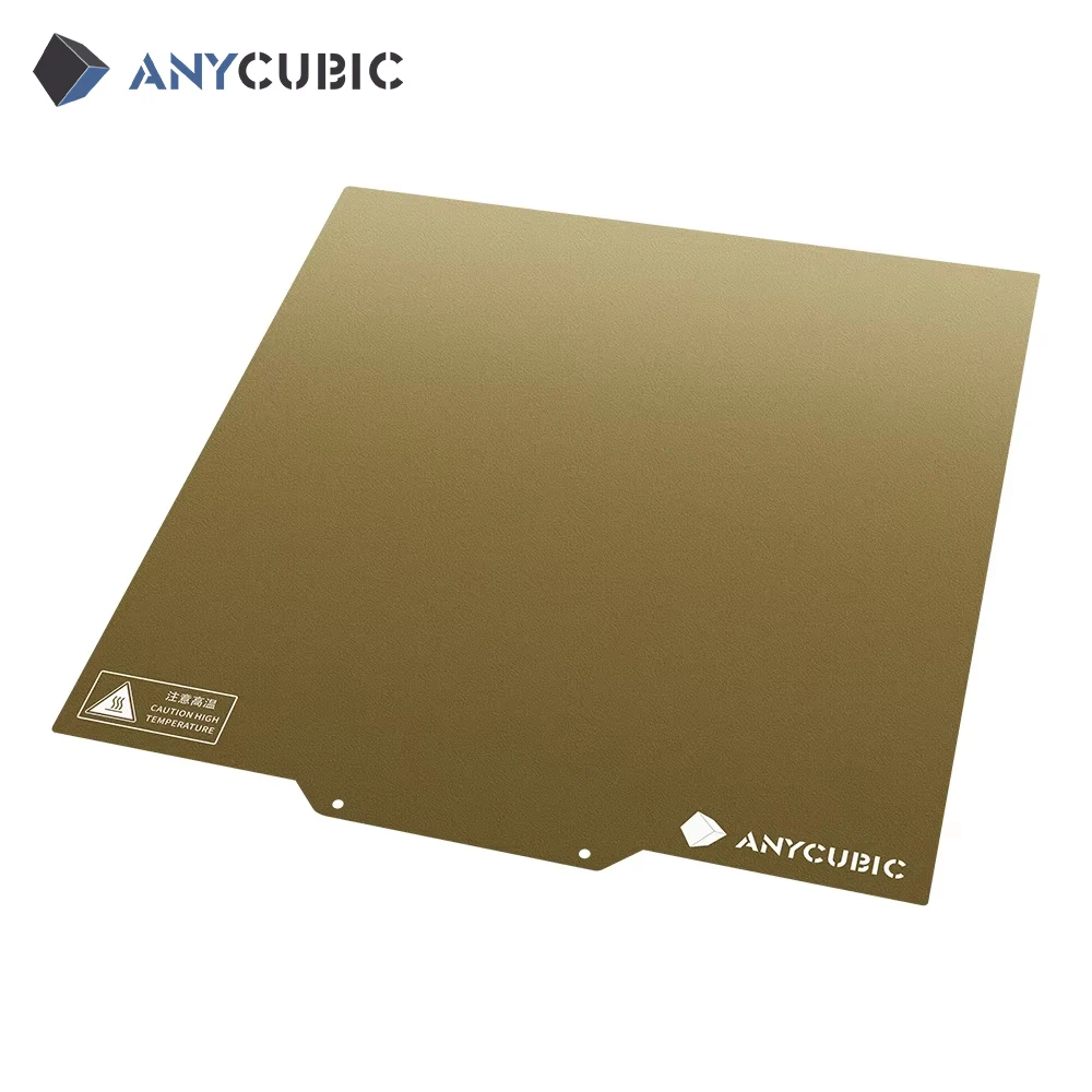 Painel de impressão magnética de aço com mola ANYCUBIC PEI para Kobra 2/Kobra 3/Kobra 3 Max/Kobra S1 FDM Acessórios para impressora 3D