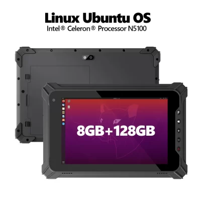 8 inch Rugged Tablets PC Linux Ubuntu OS 8GB+128GB N5100 CPU Industrial PC 4G WIFI GNSS 10000mAh Computer