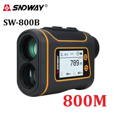 SNDWAY-Handheld Golf Rangefinder Laser, Monocular Distância Medidor, Caça Telescópio, Trena Laser Range Finder, Medida ao ar livre