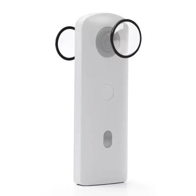 Para ricoh theta sc2/s/v câmera esportiva lente adesiva lente protetora kit capa acessórios da câmera