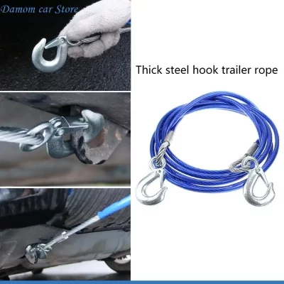 A2UC 4m/5m Tow Cable Strap Strap trailer corda reboque reboque reboque serviço pesado