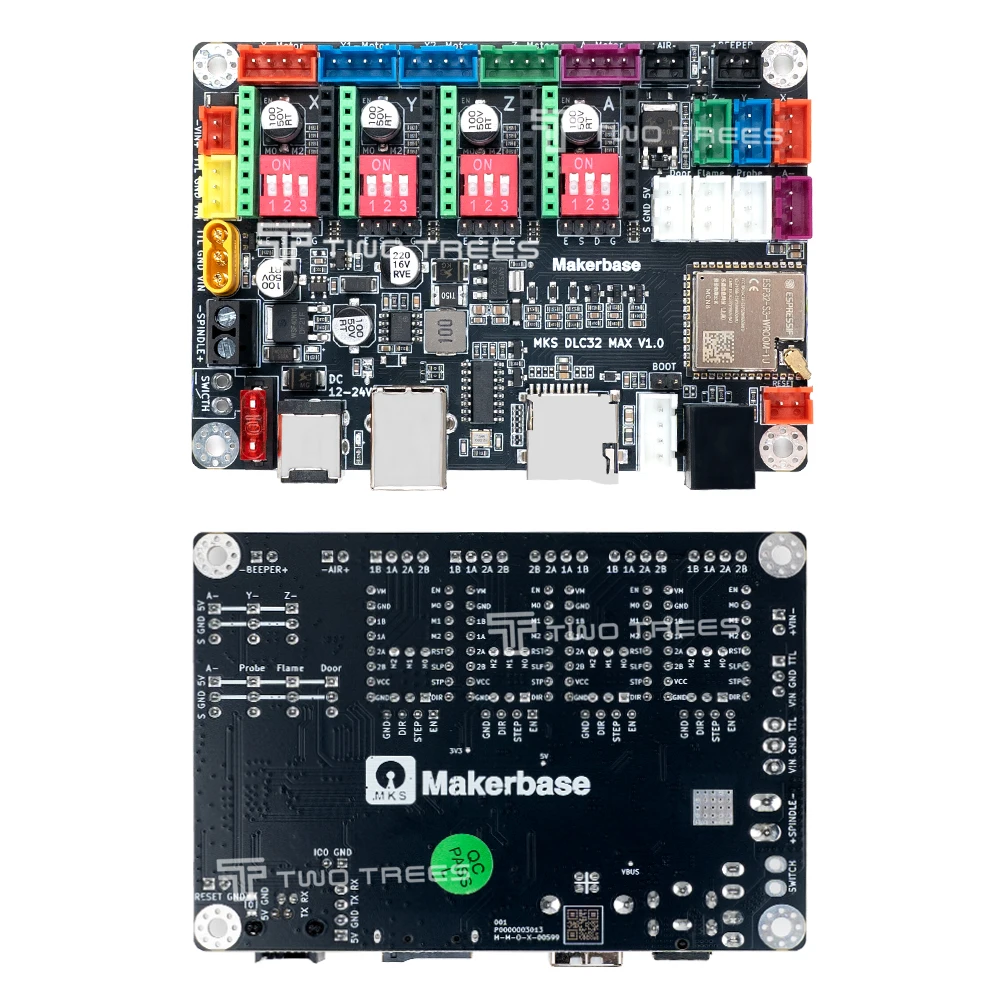 Makerbase mks dlc32 max placa-mãe máquina de gravação a laser controlador de 4 eixos para cnc carpintaria gravador peças placa atualização - Image 2