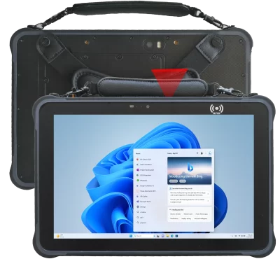 10.1 Inch Windows 11 Pro Rugged Tablet RAM/ROM 8GB+256GB,Industrial Tablet PC with 1D/2D Scanner and Docking Station