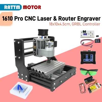 1610 pro cnc gravador a laser diy mini roteador 3 eixos pcb pvc fresadora de madeira máquina grbl controlador toque offline