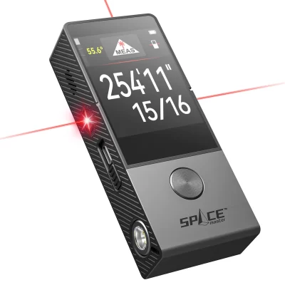 Medição de distância a laser MiLESEEY D9 Pro, 1a medida a laser do mundo com alinhamento visual, fita métrica a laser Bluetooth 100M