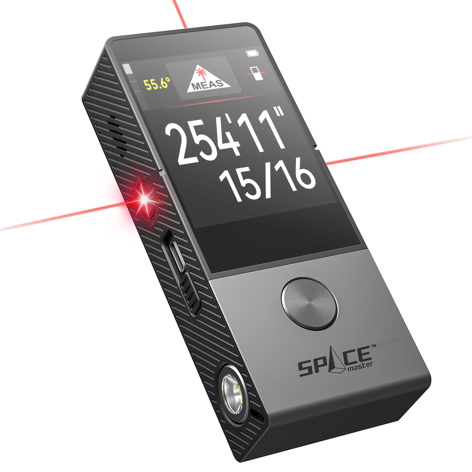 Medição de distância a laser MiLESEEY D9 Pro, 1a medida a laser do mundo com alinhamento visual, fita métrica a laser Bluetooth 100M