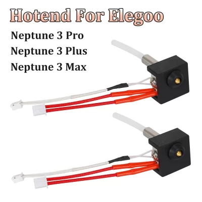 Cabeça de impressão para elegoo netuno 3 pro netuno 3 plus netuno 3 max hotend kit 24v 40w extremidade quente peças impressora 3d bimetálico heatbreak