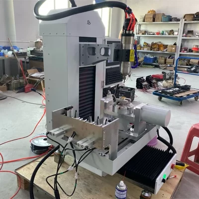 Steel Structure Metal 5 Axis 2.2KW CNC Router 3040 Option ATC System XYZAC Closed Loop or Servo Motor Engraving Milling Machine