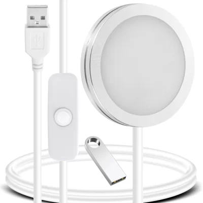 Kit de lâmpada LED para impressora 3D 001, compatível com Bambu lab A1/A1mini/P1S/P1P/X1C Kit de hardware de fornecimento do fabricante 5V USB Power