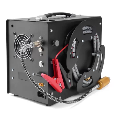 TUXING TXES062 PCP Compressor de ar Bomba elétrica de alta pressão Auto-stop Transformador embutido para paintball, mergulho