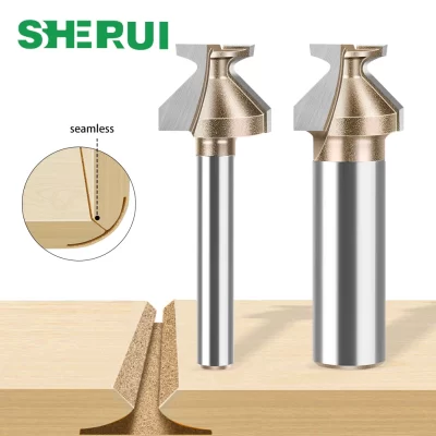 1pc 6,8,12mm 1/4 "1/2" haste arco dobra integrado roteador bit r8 porta de madeira armário de parede fresa ferramentas para trabalhar madeira