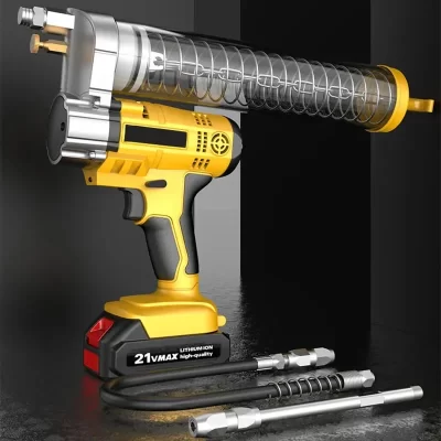 Electric Grease Gun High Pressure Excavator Rechargeable Lithium Battery Grease Gun Oil Injector Power Tool