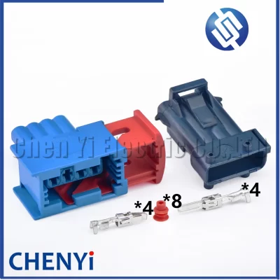 Plugue traseiro dianteiro do sensor de oxigênio do conector impermeável automático de 4 pinos 144998 -3 185001 -3 3- 965261 -1 Para BMW mini Cooper Peugeot Citroen