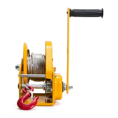 Guincho manual de travamento automático, 2600lbs, aço inoxidável, barco, guincho, caminhão, talha de elevação manual automática, novo, 2025