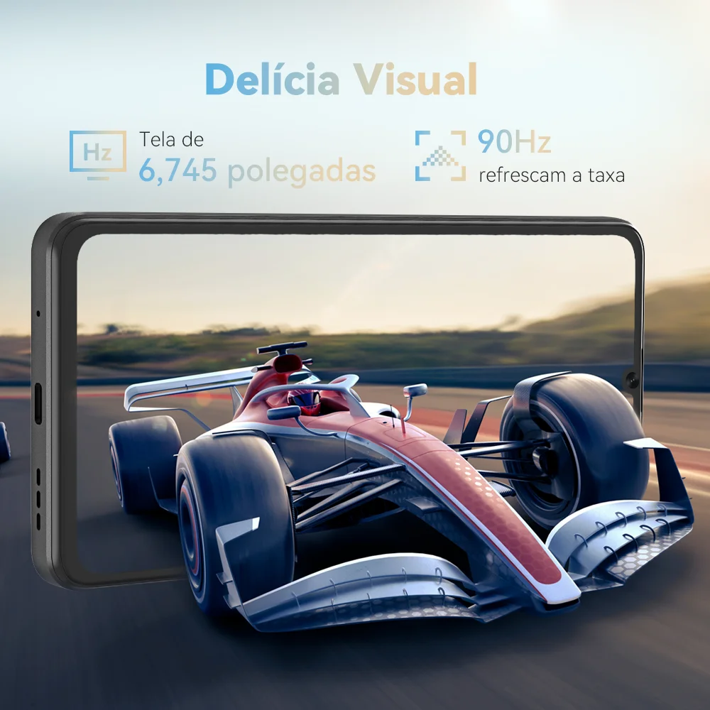 Cubot A20, Smartphone Android 14, 12GB (4GB+8GB Extend) RAM+128GB ROM, 90Hz 6.745-inch HD+ Display, 5100mAh, 48MP Camera,Face ID - Image 4