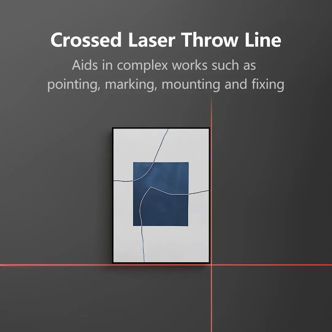 Xiaomi-Telêmetro a Laser RONGUAN, 2 em 1, Fundição Cruzada, Inclinômetro Digital, Ângulo Medido, Régua de Nível, 40m Medida, LR1 - Image 3
